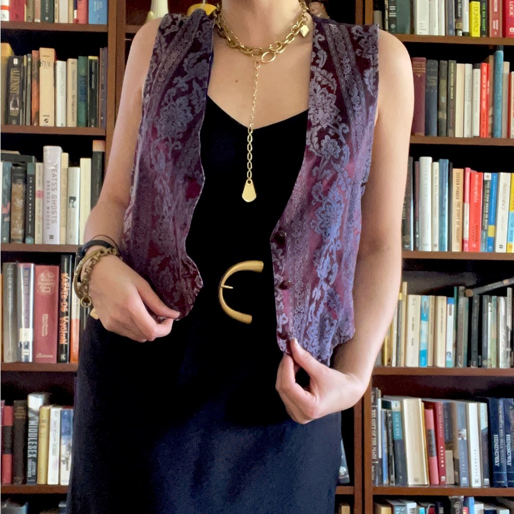 Vintage Jacquard Vest